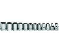 Williams MSB-12HRC 12-Piece 3/8-Inch Drive Metric Shallow 6 Point Socket Set