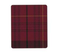 Williams of Wales Clan Family Tartan Soft Multi Size Rubber Lock Edge Mouse Pad Vertical Design 7.9 X 9.5 in