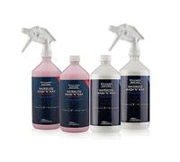 Williams Racing Waterless Car Wash and Wax Cleaning Kit with 2 x Original 1L, 2 x Cherry Blossom 1L + 2 x Triggers