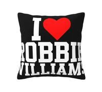 Williams Singer Robbie Music Pillowcase With Print, Soft All-Season Throw Pillow Cover For Home Decor And Fans Gift.