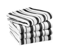 Williams-Sonoma Classic Striped Towels, Set of 4 (Jet Black)