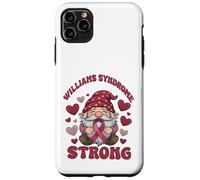 Williams Syndrome Strong Burgundy Awareness Gnome Case for iPhone 11 Pro Max