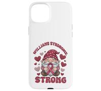 Williams Syndrome Strong Burgundy Awareness Gnome Case for iPhone 15 Plus