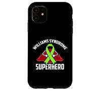Williams Syndrome Superhero Warrior Fighter Green Ribbon Case for iPhone 11