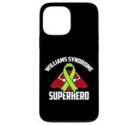Williams Syndrome Superhero Warrior Fighter Green Ribbon Case for iPhone 13 Pro Max