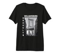 Williamsburg Brooklyn Manhattan Bridge New York T-Shirt Premium T-Shirt