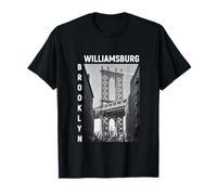 Williamsburg Brooklyn Manhattan Bridge New York T-Shirt T-Shirt