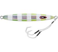 Williamson Slide Dancer Jig, Sliding Action Vertical Jigging Lure for Saltwater Fishing, Tuna, Amberjack & Snapper, 8-1/2 oz. | 240 g, Chartreuse Blink