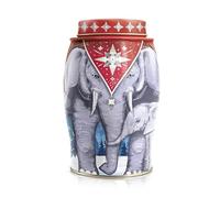 Williamson Tea Elephant Winter Star Caddy Containing Earl Grey Tea Bags - 100g - 40 Individual Tea Bags - Earl Grey Tea Gift
