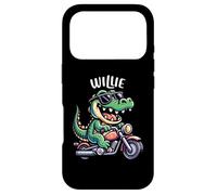 Willie Alligator Motorcycle Design for Boys Name Willie Case for iPhone 17 Pro