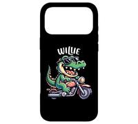 Willie Alligator Motorcycle Design for Boys Name Willie Case for iPhone 17 Pro Max
