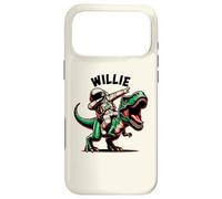 Willie Dabbing Astronaut on a Dinosaur Cartoon Case for iPhone 17 Pro Max