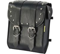 Willie & Max by Dowco 58452-01 Ranger Series: Synthetic Leather Motorcycle Sissy Bar Bag, Black, Universal Fit, 6 Liter Capacity