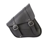 Willie & Max by Dowco 59778-00 Synthetic Leather Swingarm Bag: Black, Fits Dual Shock Bikes/Sportster/Yamaha Bolt, 9 Liter Capacity
