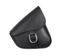 Willie & Max by Dowco 59904-00 Dual Shock Leather Motorcycle Swingarm Bag: Black, 9 Liter Capacity, Fits American V-Twin or Custom Hard Tail Bikes , Brown