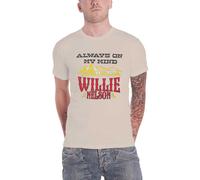 Willie Nelson Always On My Mind T-Shirt in Natural | Size: Medium Willie Nelson Natural M