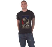 Willie Nelson Born For Trouble T-Shirt in Black | Size: 2XL Willie Nelson Black 2XL