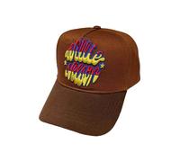 Willie Nelson Emblem Logo Baseball Cap in Brown Willie Nelson Brown One Size