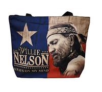 Willie Nelson Large Tote Bag - Always on My Mind
