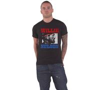 Willie Nelson Stare Logo T-Shirt in Black | Size: 2XL Willie Nelson Black 2XL