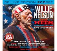 Willie Nelson - Willie Nelson The HITS COLLECTION Live with a bonus COUNTRY LOVE BALLADs - The Studio Sessions 18 songs (Exclusive physical release ONLY)