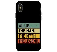 Willie The Man The Myth The Legend Funny Personalized Quote Case for iPhone X/XS