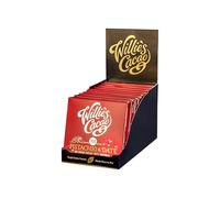 Willie's Cacao - 100% Cocoa with Pistachio & Date - No Added Sugar Chocolate bar - 50g x 12 - Naturally sweetened with fruit and nuts - Vegan - Artisan made