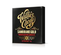 Willies' Cacao - 55% Sambirano Dark Chocolate bar - 50g - Juicy fruity notes - Single estate Madagascan cocoa - Vegan - Artisan made