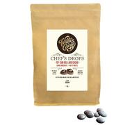 Willie's Cacao - 70% Sur del Lago Couverture Dark Chocolate Chef's Drops 1kg - Smooth nutty notes - For cooking & baking - Vegan