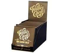 Willie's Cacao - 72% Rio Caribe dark chocolate bar - 50g x 12 - Coffee, nutty notes - Single estate Venezuelan cacao - Vegan chocolate - Artisan chocolate - Bean to bar