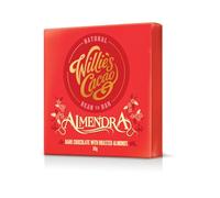 Willie's Cacao - Almendra. 70% Dark Chocolate with Roasted Almonds bar - 50g - Vegan - Artisan made - Bean to bar