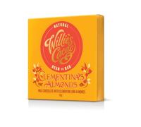 Willie's Cacao Bar - Clementina's Almonds, Milk Chocolate with Clementine & Roasted Almond - 50g - Artisan made