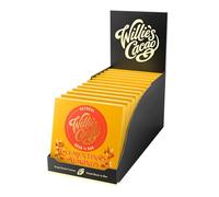 Willie's Cacao Bar - Clementina's Almonds, Milk Chocolate with Clementine & Roasted Almond - 50g x 12 multipack - Artisan made