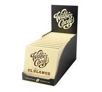 Willie's Cacao Bar - El Blanco, White Chocolate - Sublimely Creamy - 50g x 12 Multipack - Artisan Made