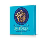 Willie's Cacao - Sea Flakes Milk chocolate bar, 44% Milk Chocolate with flakes of Cornish sea salt - 50g x 12 - Artisan chocolate - Bean to bar