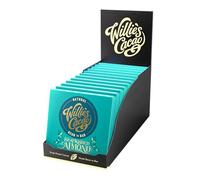 Willie's Cacao Bar - Sea Kissed Almond - Milk Chocolate with Roasted Almonds and Cornish Salt - 50g x 12 - Artisan made