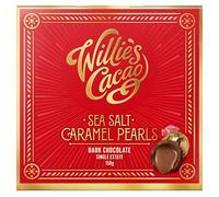 Willie's Cacao Black Pearls Sea Salt Caramel Chocolates 150 g (Pack of 2)
