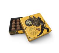 Willie's Cacao - Champage Truffle Gift Box - Dark chocolate truffles with Marc de Champagne - Vegan chocolate truffles - 16 truffles 110g - Single - Artisan Chocolate - 100% Natural