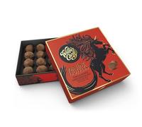 Willie's Cacao - Chocolate Truffle Gift Box - Dark chocolate praline truffles with Cornsish sea salt - Vegan chocolate truffles - 16 truffles, 110g - Artisan Chocolate - 100% Natural