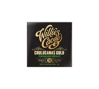 WILLIE'S CACAO Chulucanas Gold 70 Peruvian Dark Choc 50g (Pack of 12)