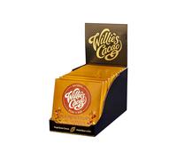 Willie's Cacao - Clementina's Almonds milk chocolate bar, 44% Milk Chocolate with Clementine & Roasted Almonds - 50g x 12 - Artisan chocolate - Bean to bar