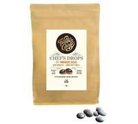 Willie's Cacao - Couverture dark Chocolate - Chef's Drops Las Trincheras 72% dark chocolate 1kg - Smooth nutty notes - For cooking & baking - Vegan