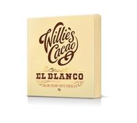 Willie's Cacao - El Blanco, White Chocolate Bar - 50g x 12 - Sublime creamy natural white chocolate - Artisan chocolate - Bean to bar