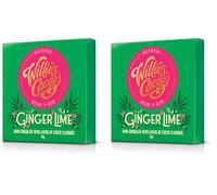 Willie's Cacao - Ginger & Lime 70% Dark Chocolate bar - 50g - Vegan - Artisan made (Pack of 2)