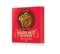 Willie's Cacao - Hazelnut Raisin 70% Dark Chocolate bar - 50g - Vegan - Artisan Made