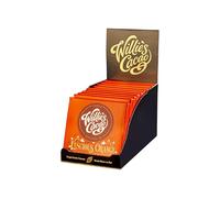 Willie's Cacao - Luscious Orange 65% Dark Chocolate bar - 50g x 12 - Vegan - Artisan made