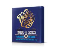 Willie's Cacao Milk of the Gods, 44% Milk Chocolate bar - Rich Nutty Notes - 50g x 12 - Artisan chocolate - Bean to bar