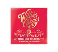 Willie's Cacao 100% Maranon Cacao Bar with Pistachios & Dates 50 g