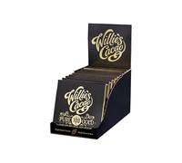 Willie's Cacao - 100% Cacao Chocolate Bar - Pure Gold, 100% Sur del Lago cacao - 40g x 12 - Nutty notes - No added sugar - Vegan chocolate - Bean to bar