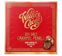 Willie's Cacao Sea Salt Caramel Black Pearls 150g